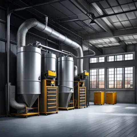 Industrial Dust Control Systems: Metal, Aluminum & Warehouse Dust Collectors